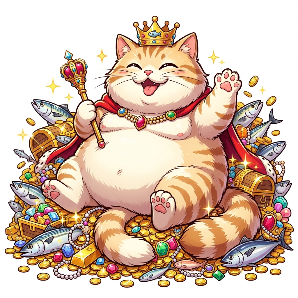 Clickable King Cat